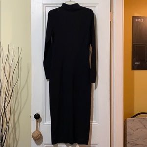 COS Black Long Sleeve Maxi Dress NWT